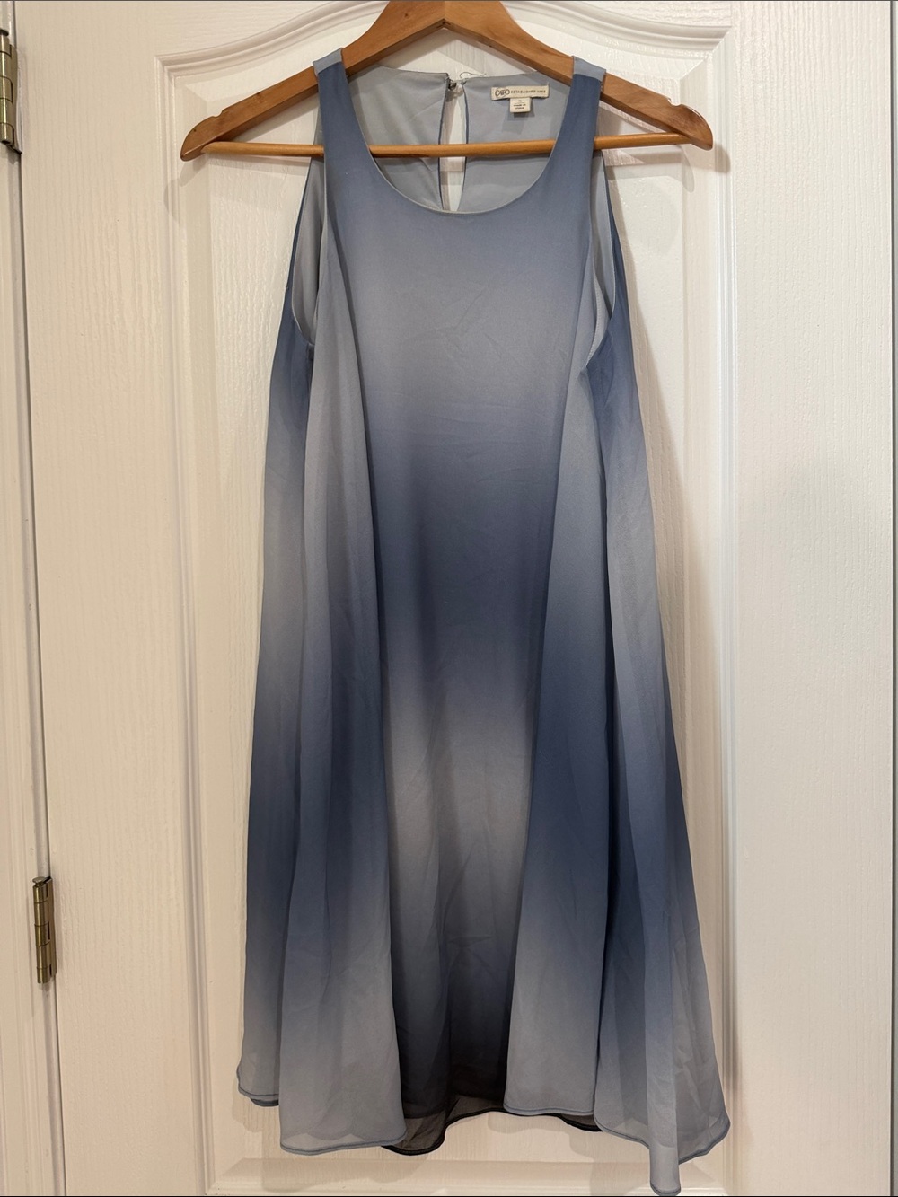 Cato Blue Ombre Cold-Sleeveless Size S  NWOT  Midi Dress
